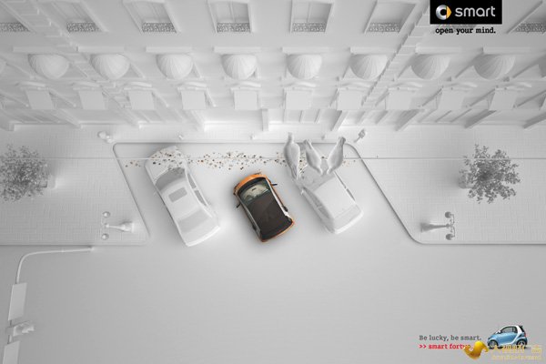 smart汽车系列创意广告欣赏