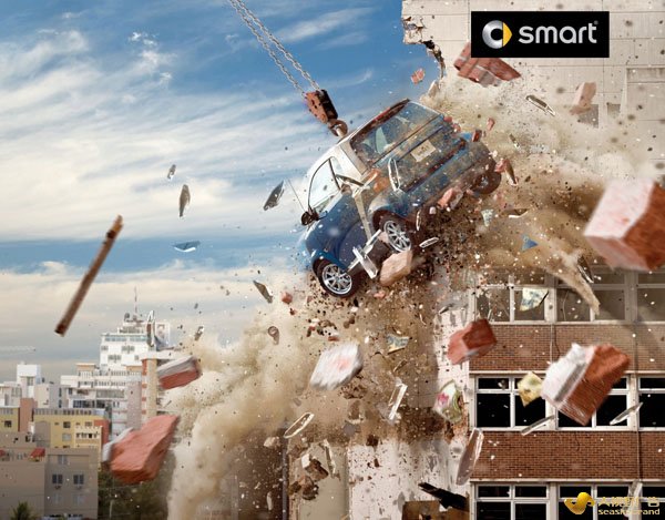 smart汽车系列创意广告欣赏